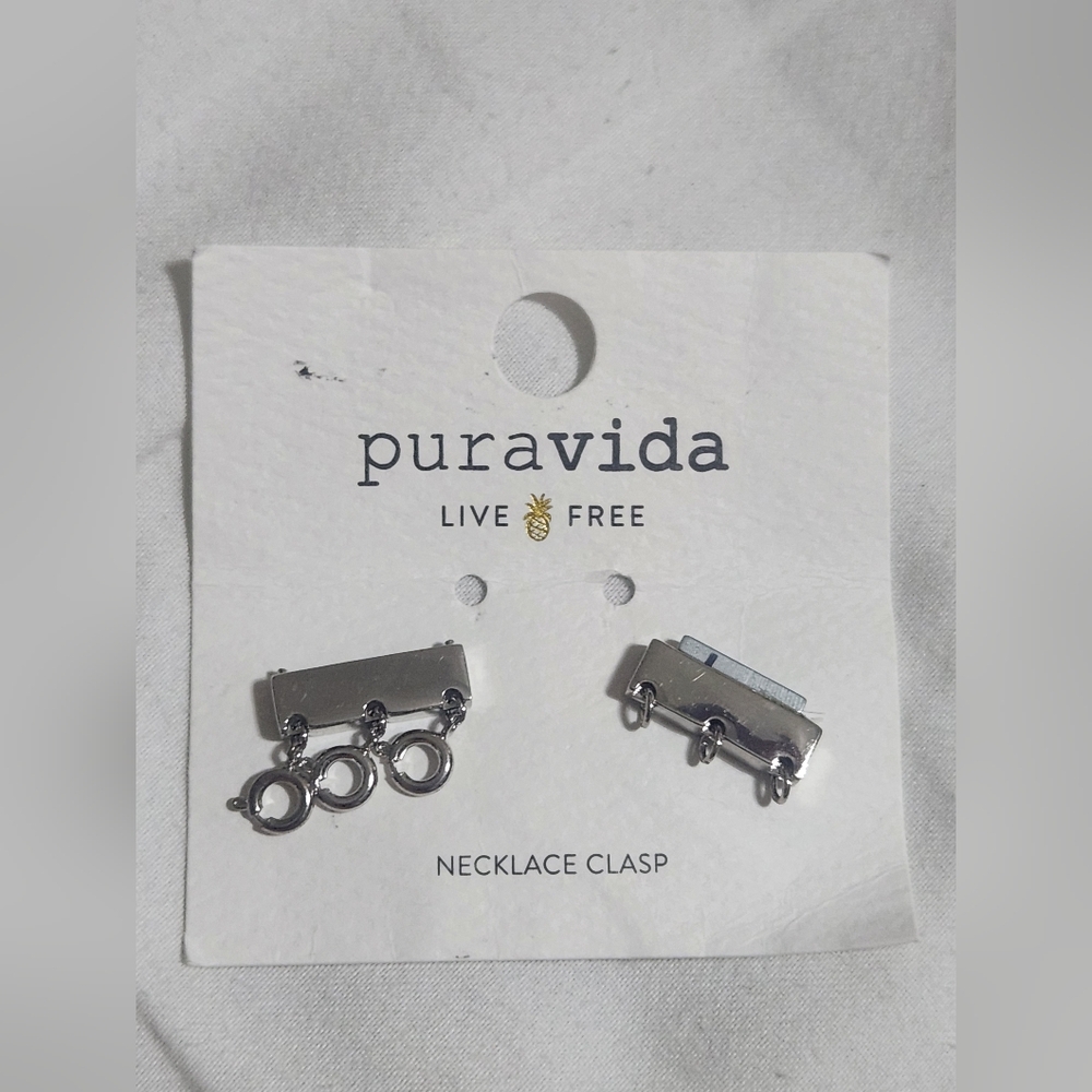 Pura Vida Silver Necklace Clasp - Picture 2 of 3